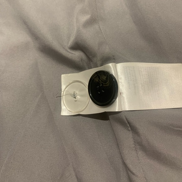 Elegant Heather Grey Trench Coat - Picture 7 of 7